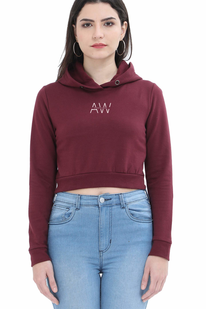 Premium Crop Top Hoodie